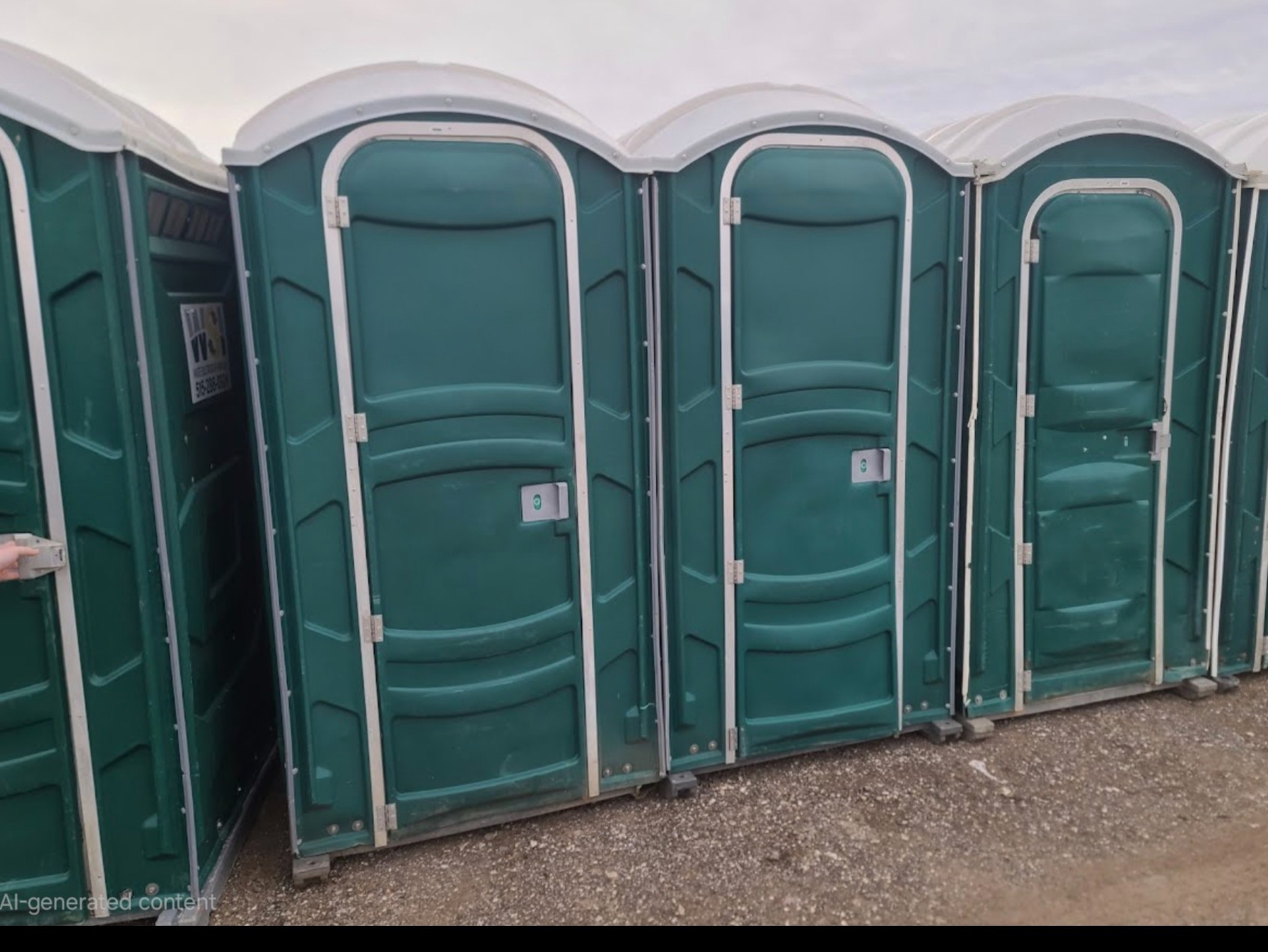 Standard Construction Portable Toilet... | Crapper King
